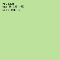 #BCE29B - Moss Green Color Image