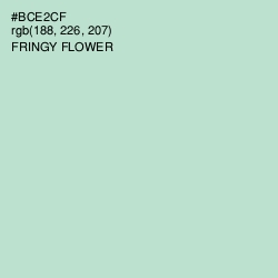#BCE2CF - Fringy Flower Color Image