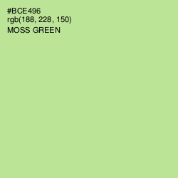 #BCE496 - Moss Green Color Image