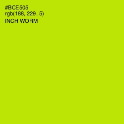 #BCE505 - Inch Worm Color Image