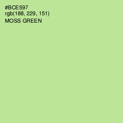 #BCE597 - Moss Green Color Image