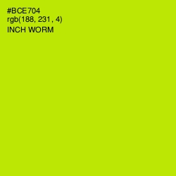 #BCE704 - Inch Worm Color Image