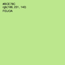 #BCE78C - Feijoa Color Image