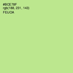 #BCE78F - Feijoa Color Image