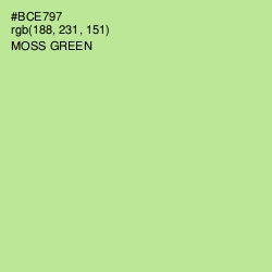#BCE797 - Moss Green Color Image