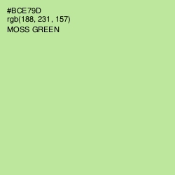 #BCE79D - Moss Green Color Image