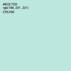 #BCE7DD - Cruise Color Image