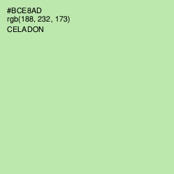 #BCE8AD - Celadon Color Image