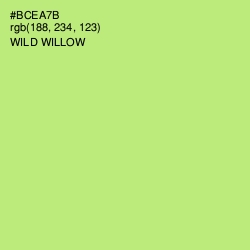 #BCEA7B - Wild Willow Color Image