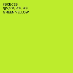 #BCEC2B - Green Yellow Color Image