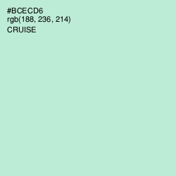 #BCECD6 - Cruise Color Image