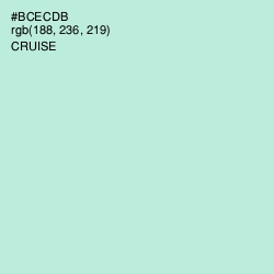 #BCECDB - Cruise Color Image