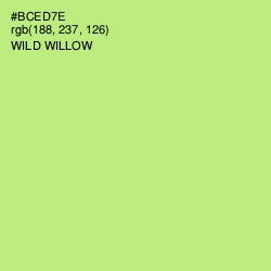 #BCED7E - Wild Willow Color Image