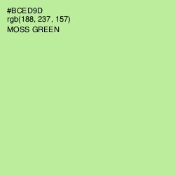 #BCED9D - Moss Green Color Image