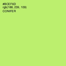 #BCEF6D - Conifer Color Image