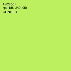 #BCF05F - Conifer Color Image