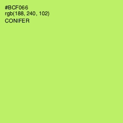 #BCF066 - Conifer Color Image