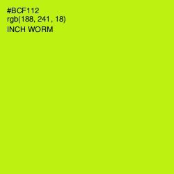 #BCF112 - Inch Worm Color Image