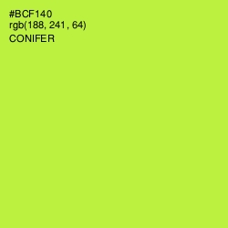 #BCF140 - Conifer Color Image
