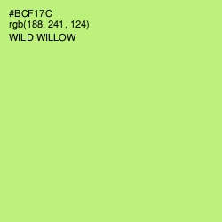 #BCF17C - Wild Willow Color Image