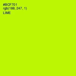 #BCF701 - Lime Color Image