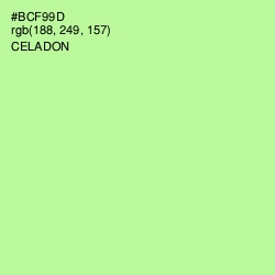 #BCF99D - Celadon Color Image