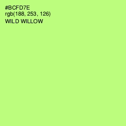 #BCFD7E - Wild Willow Color Image
