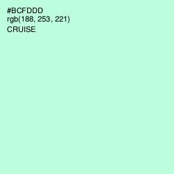 #BCFDDD - Cruise Color Image