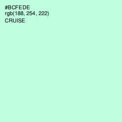 #BCFEDE - Cruise Color Image