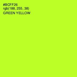 #BCFF26 - Green Yellow Color Image