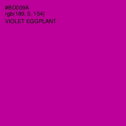 #BD009A - Violet Eggplant Color Image