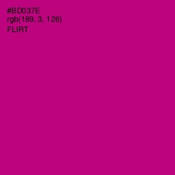 #BD037E - Flirt Color Image