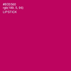 #BD0560 - Lipstick Color Image