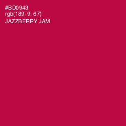 #BD0943 - Jazzberry Jam Color Image