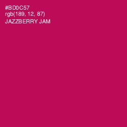 #BD0C57 - Jazzberry Jam Color Image