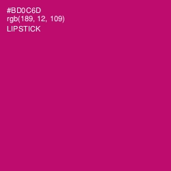 #BD0C6D - Lipstick Color Image