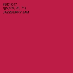 #BD1C47 - Jazzberry Jam Color Image