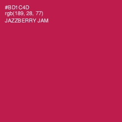 #BD1C4D - Jazzberry Jam Color Image