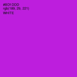 #BD1DDD - Electric Violet Color Image