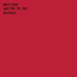 #BD1E38 - Shiraz Color Image