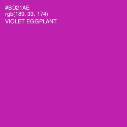 #BD21AE - Violet Eggplant Color Image