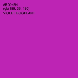 #BD24B4 - Violet Eggplant Color Image