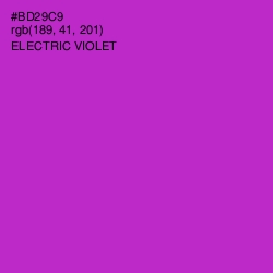 #BD29C9 - Electric Violet Color Image