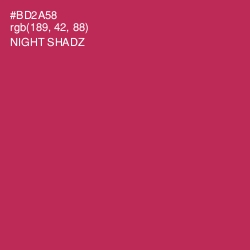 #BD2A58 - Night Shadz Color Image