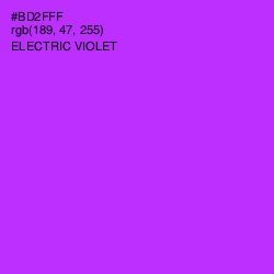 #BD2FFF - Electric Violet Color Image