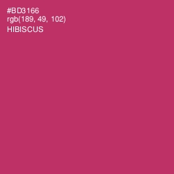 #BD3166 - Hibiscus Color Image