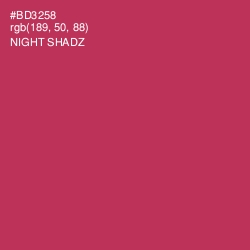 #BD3258 - Night Shadz Color Image