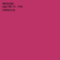 #BD3368 - Hibiscus Color Image