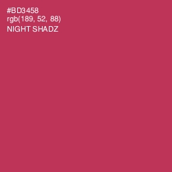 #BD3458 - Night Shadz Color Image