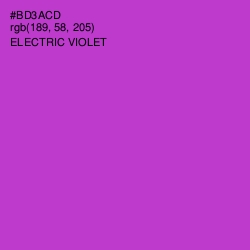 #BD3ACD - Electric Violet Color Image